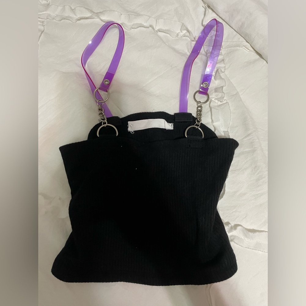 Lf tank with plastic acrylic straps